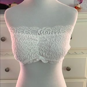 White Lace Bralette/Bandeau